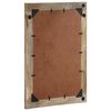 vidaXL Badspiegel Grau 50x3x70 cm Massivholz Mango