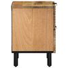 vidaXL Nachttische 2 Stk. Braun 40x33x46 cm Massivholz Mango