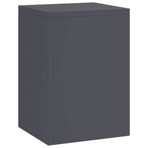 vidaXL Pflanzenst&auml;nder 3 Stk. Anthrazit 24 x 24 x 75 cm