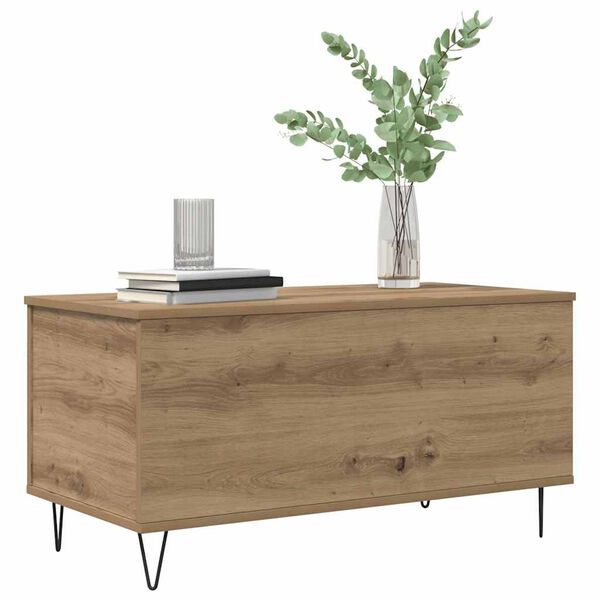 vidaXL Couchtisch Artisan-Eiche 90 x 44.5 x 45 cm Holzwerkstoff