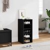 vidaXL Schuhschrank Schwarz 31,5x35x70 cm Holzwerkstoff
