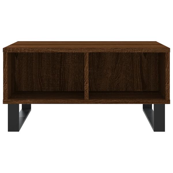 vidaXL Couchtisch Braun Eichen-Optik 60x60x30 cm Holzwerkstoff