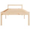 vidaXL Seniorenbett 100x200 cm Massivholz Kiefer
