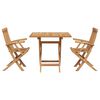 vidaXL Garten Essgruppe 3 pcs Braun Massivholz Akazie