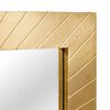 vidaXL Badezimmerschrank-Set 4 pcs Schwarz und Gold Massivholz Mango
