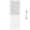 vidaXL Doppelrollo Hellgrau 70x230 cm Stoffbreite 65,9 cm Polyester