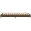 vidaXL Boxspringbettgestell Dunkelbraun 140x200 cm Stoff