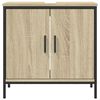 vidaXL Waschbeckenunterschrank Sonoma-Eiche 60x30x60 cm Holzwerkstoff
