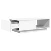 vidaXL Couchtisch mit Schubladen Wei&szlig; 95 x 55 x 31 cm Holzwerkstoff
