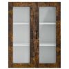 vidaXL K&uuml;chenschrank Ger&auml;ucherte Eiche 80 x 31 x 100 cm Holzwerkstoff