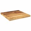 vidaXL Tischplatte 40x40x3,8 cm Quadratisch Raues Massivholz Mango
