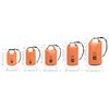 vidaXL Trockensack Orange 15 L PVC