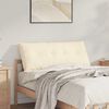 vidaXL R&uuml;ckenkissen Creme 120 x 50 cm Cordstoff