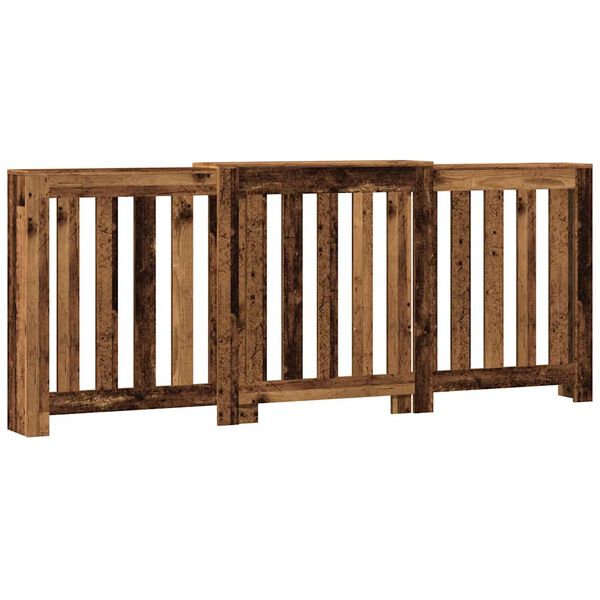 vidaXL Heizk&ouml;rperverkleidung Altholz-Optik 205x21,5x83,5 cm
