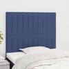 vidaXL Kopfteil Blau 80x5x118/128 cm Stoff