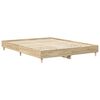 vidaXL Bettrahmen Sonoma 152 x 203 cm Holzwerkstoff
