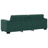 vidaXL | Sofa Set | 2 pcs Dunkelgr&uuml;n 221 x 78 x 80 cm Samt