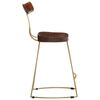 vidaXL Barhocker 2 Stk. 49x43x79 cm Mango Massivholz