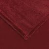 vidaXL Wohndecken 6 St&uuml;ck Bordeauxrot 130 x 150 cm Fleece