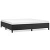 vidaXL Bettgestell Schwarz 200x200 cm Kunstleder