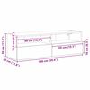 vidaXL TV-Wandschrank Altholz 100 x 30 x 30 cm Holzwerkstoff