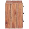 vidaXL Nachttisch mit 3 Schubladen 35x25x35 cm Altholz Massiv