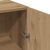 vidaXL Wandschrank Artisan-Eiche 34,5x34x90 cm Holzwerkstoff