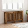 vidaXL Heizk&ouml;rperabdeckung Altholz 152 x 19 x 81,5 cm Holzwerkstoff
