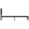 vidaXL Bettgestell ohne Matratze Braun Eiche 100x200 cm Holzwerkstoff