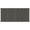 vidaXL Garten Essgruppe 7 pcs Braun Poly-Rattan