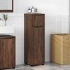 vidaXL Badezimmerschrank mit T&uuml;r Braun Eichen-Optik 30,5 x 30 x 101 cm