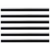 vidaXL Selbstklebende T&uuml;rb&uuml;rstendichtungen 6 pcs Silber 100 cm