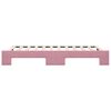 vidaXL Tagesbett Ausziehbar Rosa 100x200 cm Samt