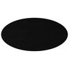 vidaXL Tischplatte Dunkelbraun 100x50x4 cm Massivholz Eiche Oval