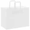 vidaXL Papiertragetaschen 250 Stk. mit Henkeln Wei&szlig; 32x17x25 cm