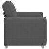 vidaXL Sessel Dunkelgrau 60 cm Cordstoff