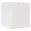 vidaXL Aufbewahrungsbox mit Speicher Wei&szlig; 55 x 53 x 57 cm Polypropylen