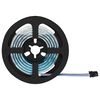 vidaXL LED Streifen 4 pcs Schwarz und Transparent 90 x 0,8 x 0,3 cm