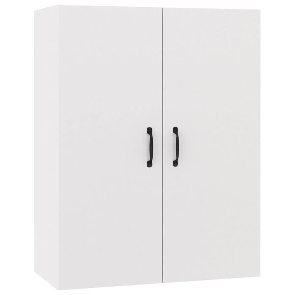 vidaXL H&auml;ngeschrank Wei&szlig; 69,5x34x90 cm Holzwerkstoff