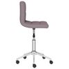 vidaXL Esszimmerst&uuml;hle 4 Stk. Drehbar Taupe Stoff