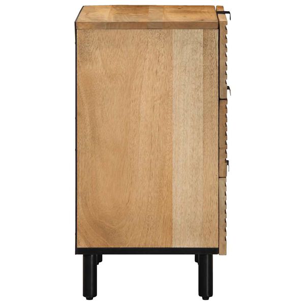 vidaXL Nachttisch Braun 50x33x60 cm Massivholz Mango