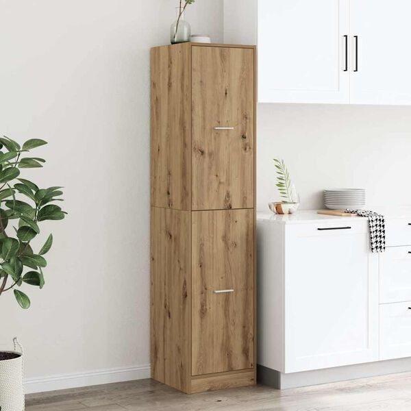 vidaXL Apothekerschrank Artisan-Eiche 40x41x174,5 cm Holzwerkstoff