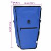 vidaXL Fahrradtasche Blau 34 x 16 x 59 cm Polyester