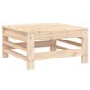 vidaXL Gartenhocker Massivholz Kiefer
