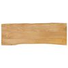 vidaXL Tischplatte mit Baumkante 140x40x2,5 cm Massivholz Mango