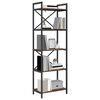 vidaXL B&uuml;cherregal Ger&auml;ucherte Eiche 56 x 34 x 171 cm Holzwerkstoff