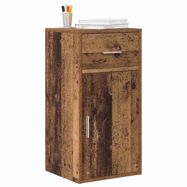 vidaXL Sideboard mit Schubladen Altholz 38 x 34 x 75 cm