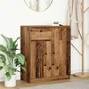 vidaXL Sideboard mit Schublade Altholz-Optik 71x35x84 cm Holzwerkstoff