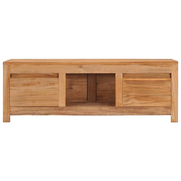 vidaXL TV-Schrank 100×30×35 cm Massivholz Teak