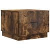 vidaXL Couchtisch Ger&auml;ucherte Eiche 49 x 50 x 37 cm Holzwerkstoff